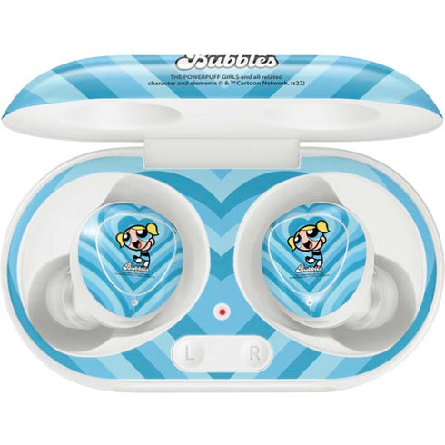 Cartoon Network Powerpuff Girls Bubbles Blue Hearts Galaxy Buds Plus Skin